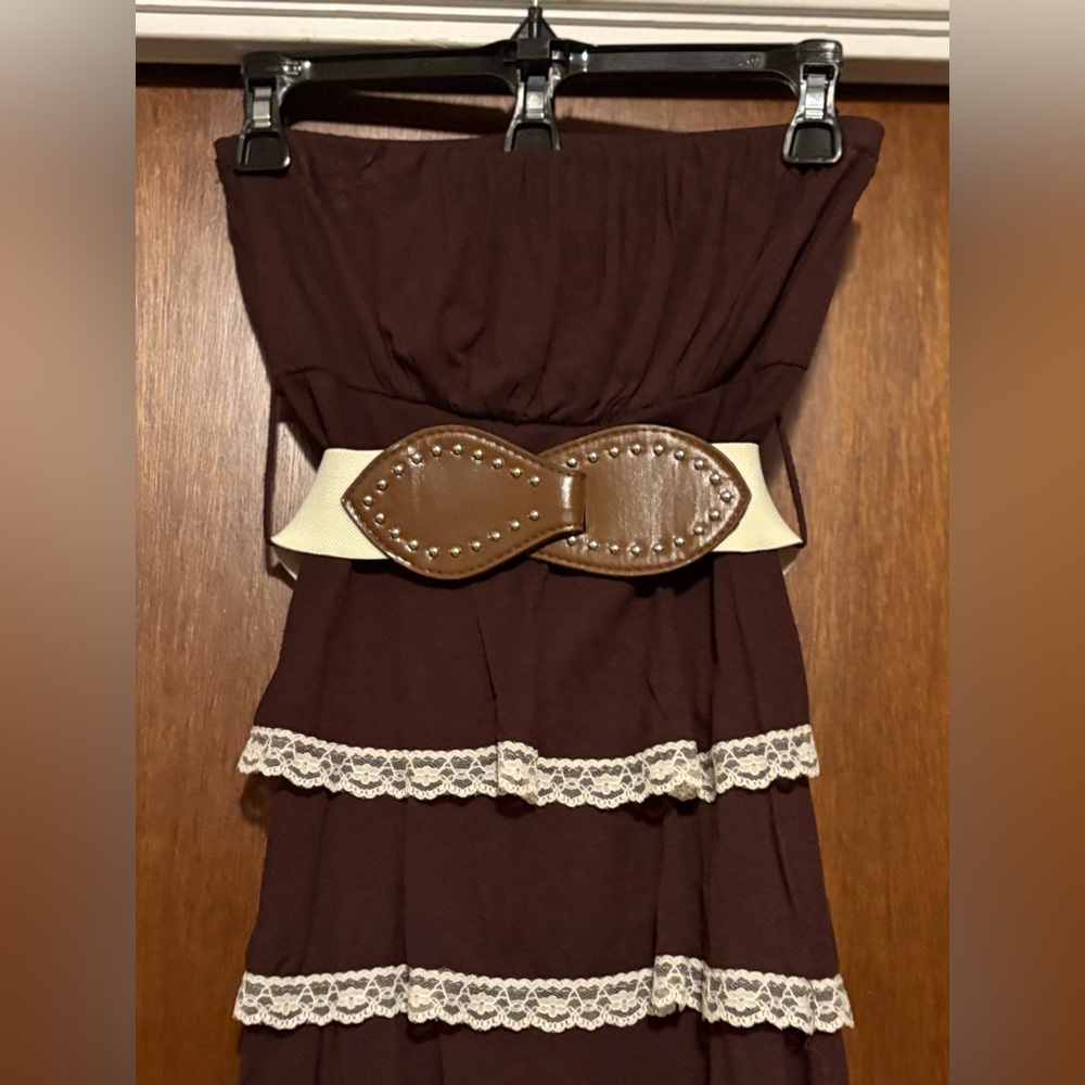 Wet Seal Strapless Top with Belt